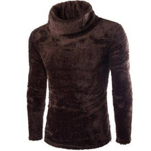 Load image into Gallery viewer, 1Pcs Mens Winter Polo Roll Turtle Neck Pullover Jumper Knitwear Cardigan Sweater Tops